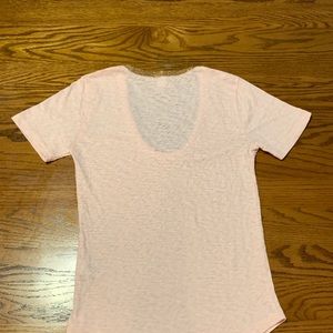 J. Crew pale pink t-shirt